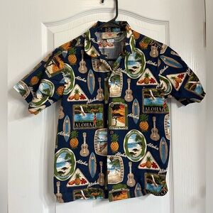 Hawaii Station Youth Button-Up Size 13-14